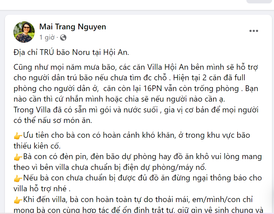 Nhiều khu nghỉ dưỡng cao cấp, villa ở Quảng Nam đón người dân tránh bão Noru miễn phí - Ảnh 1.