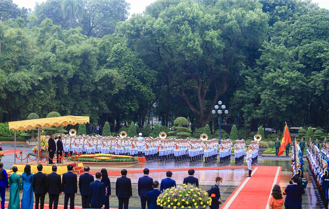 Thủ tướng Phạm Minh Chính đón Thủ tướng Cuba lần đầu thăm chính thức Việt Nam - Ảnh 5.