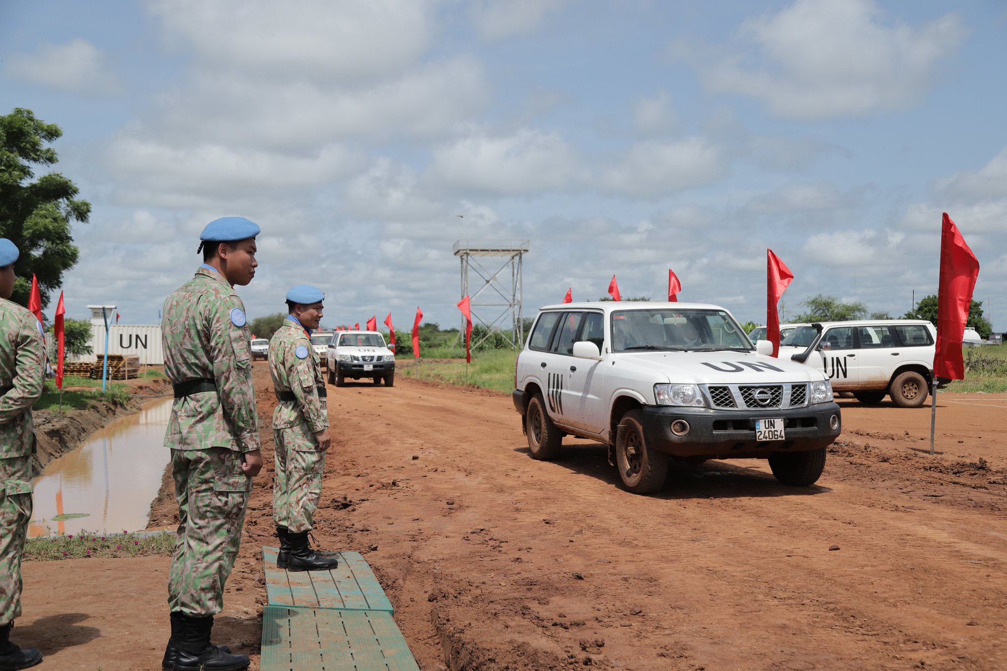 Cận cảnh lễ kỷ niệm Quốc khánh 2-9 tại phái bộ Gìn giữ hoà bình LHQ ở châu Phi - Ảnh 2.