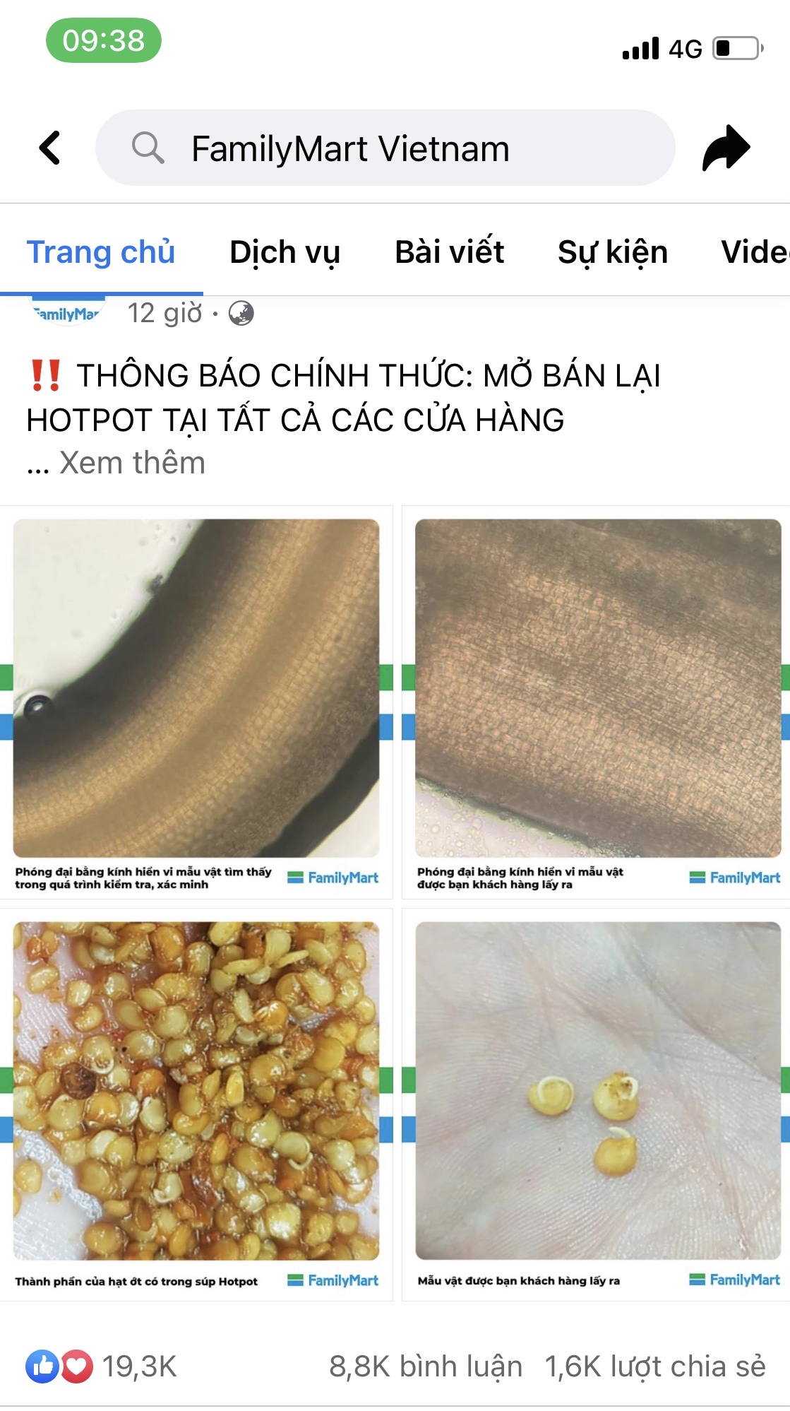 Chuỗi cửa hàng tiện lợi FamilyMart lên tiếng về nghi vấn lẩu ly có chứa dòi - Ảnh 1.