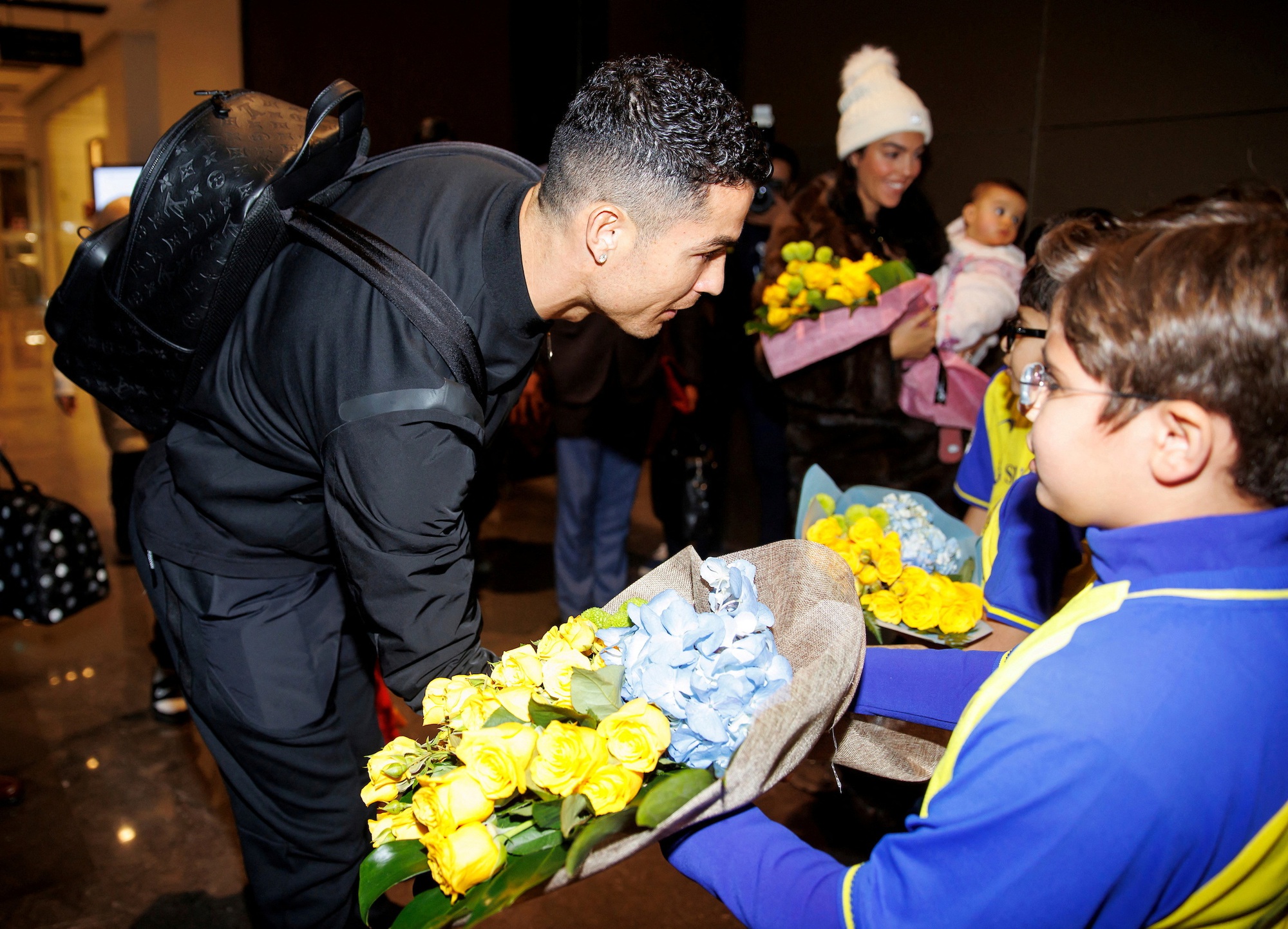 Ronaldo được chào đón nồng nhiệt tại Ả Rập Saudi - Ảnh 1.