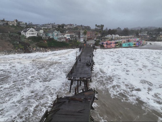 Sông khí quyển và bom lốc xoáy liên thủ, California thành biển nước, tuyết - Ảnh 6.