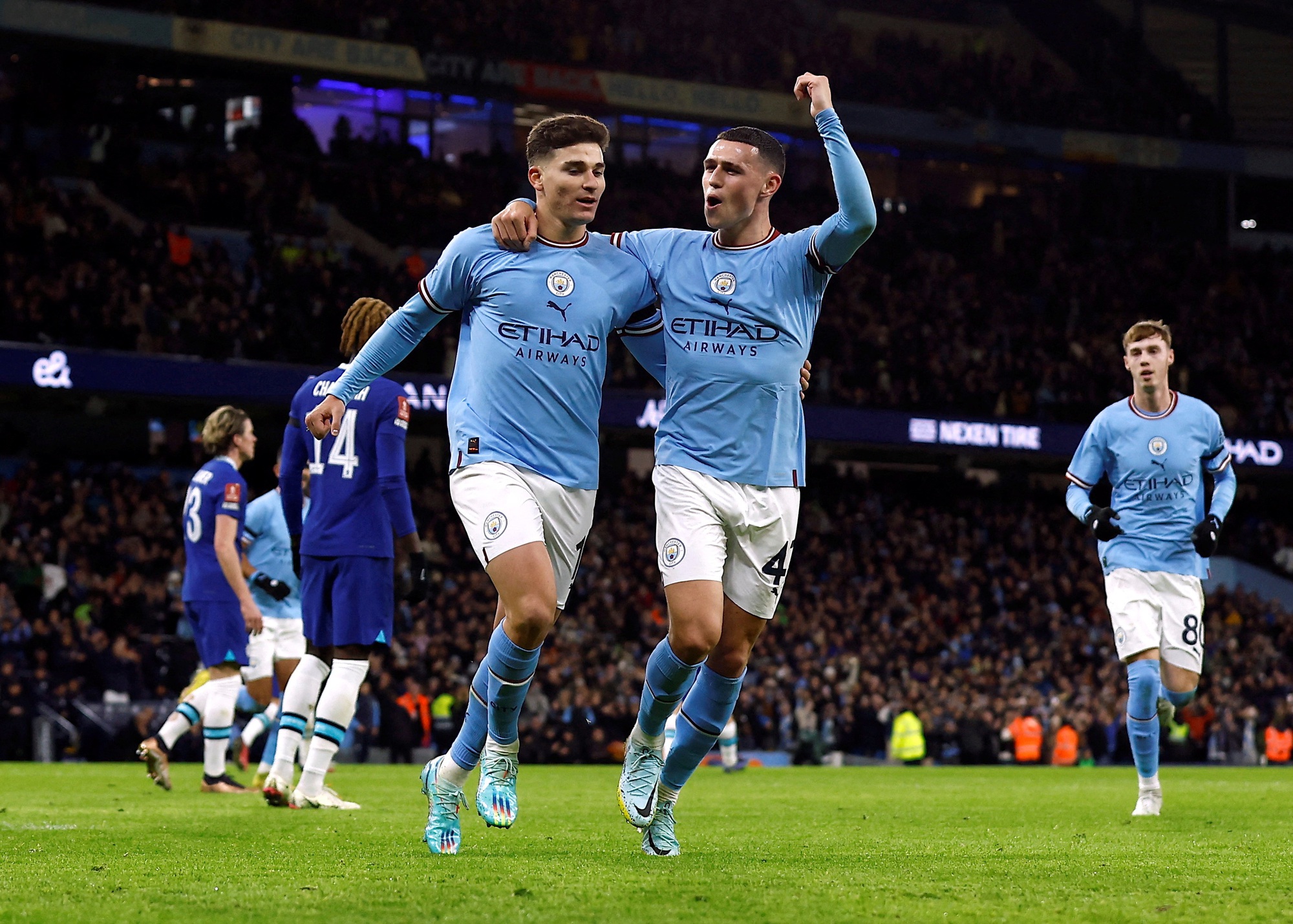 Man City thắng hủy diệt, đương kim á quân Chelsea chia tay FA Cup - Ảnh 3.