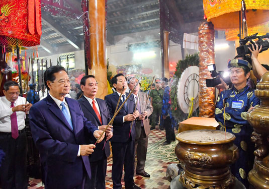 Lễ hội Đình thần Nguyễn Trung Trực là di sản văn hóa phi vật thể quốc gia - Ảnh 1.