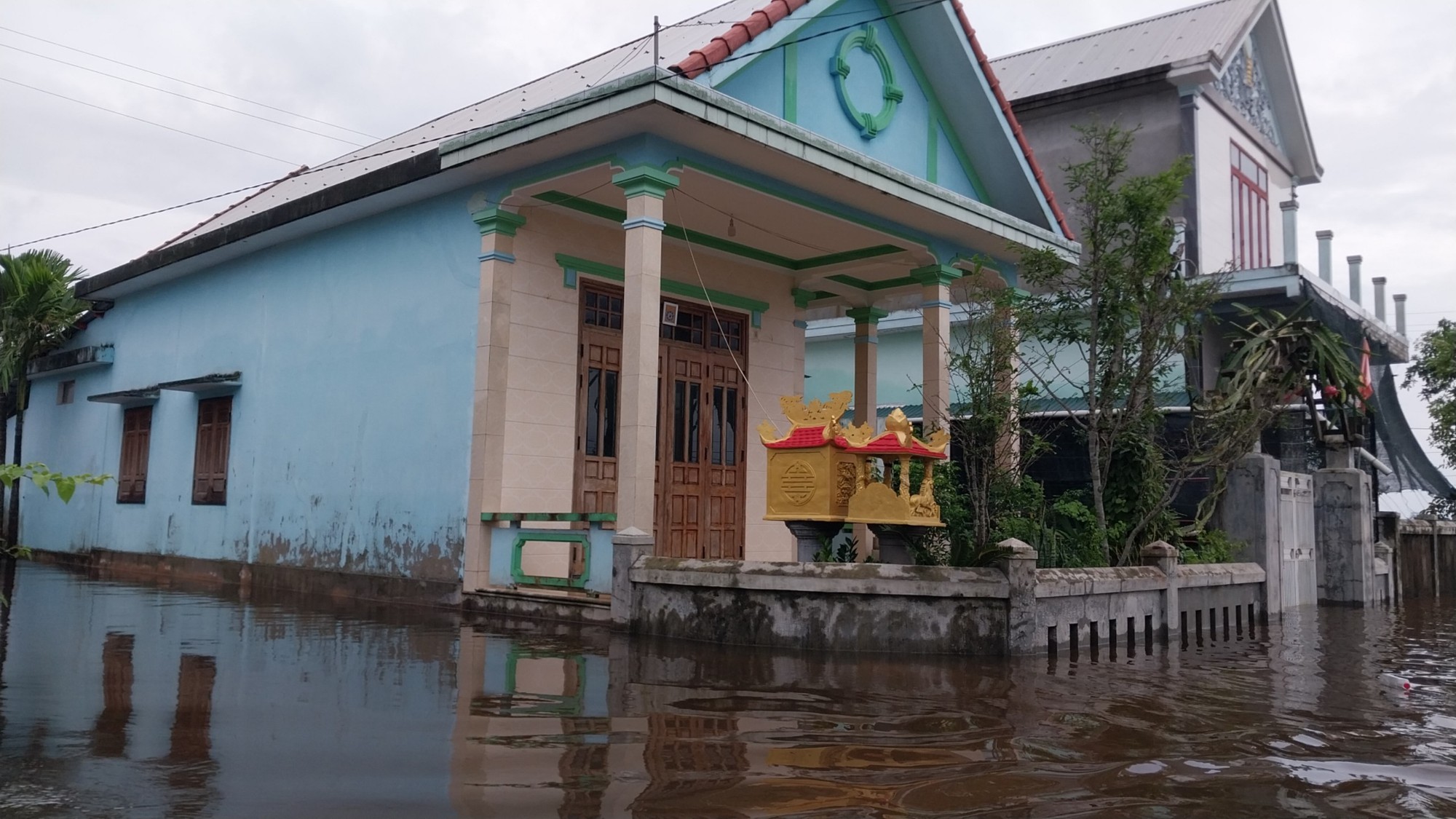 Cận cảnh ngập lụt ở hạ du Thủy điện Hương Điền - Ảnh 12.