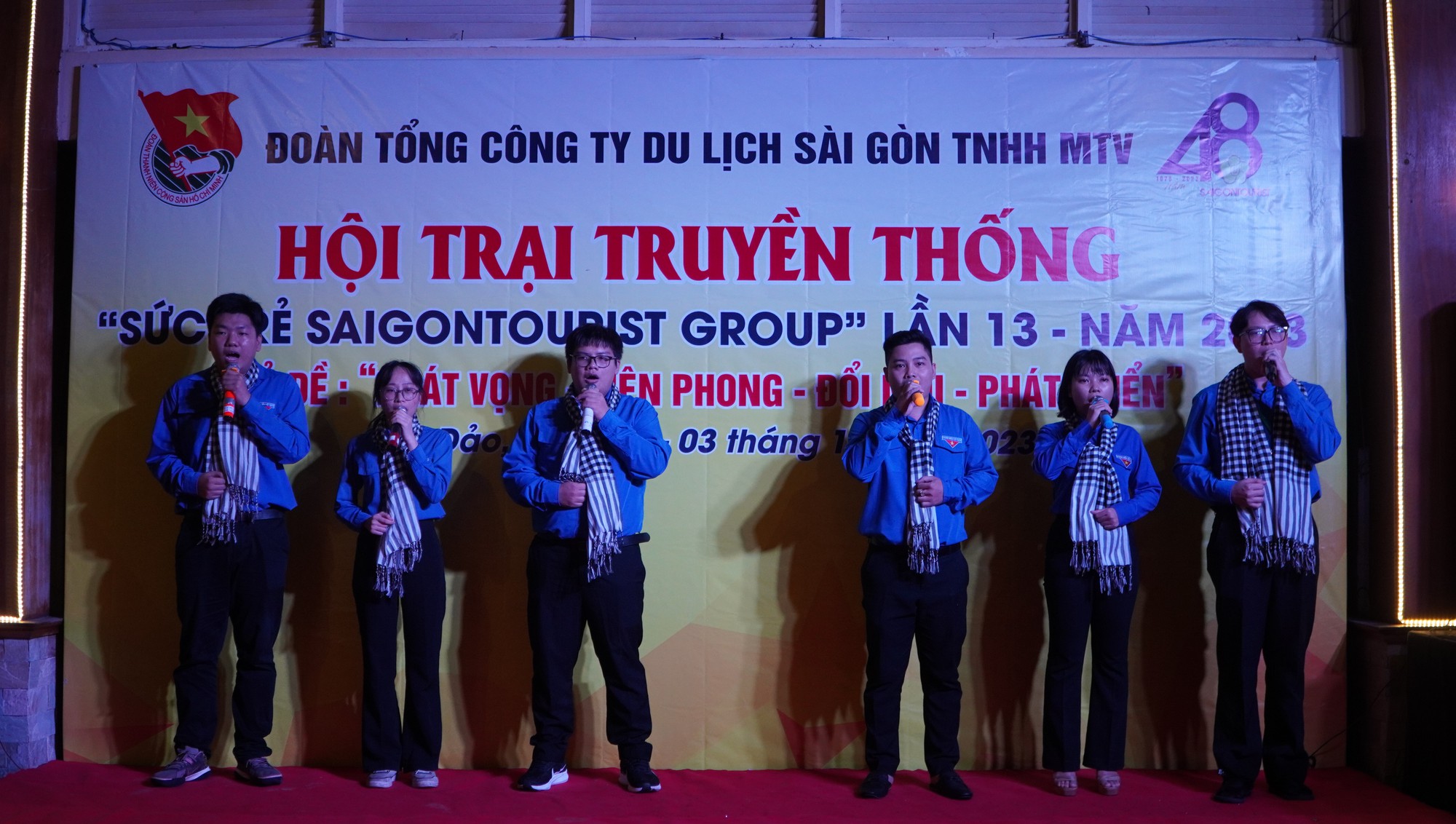 Nhiều hoạt động ý nghĩa tại đêm truyền thống Hội trại Sức trẻ Saigontourist Group - Ảnh 3.