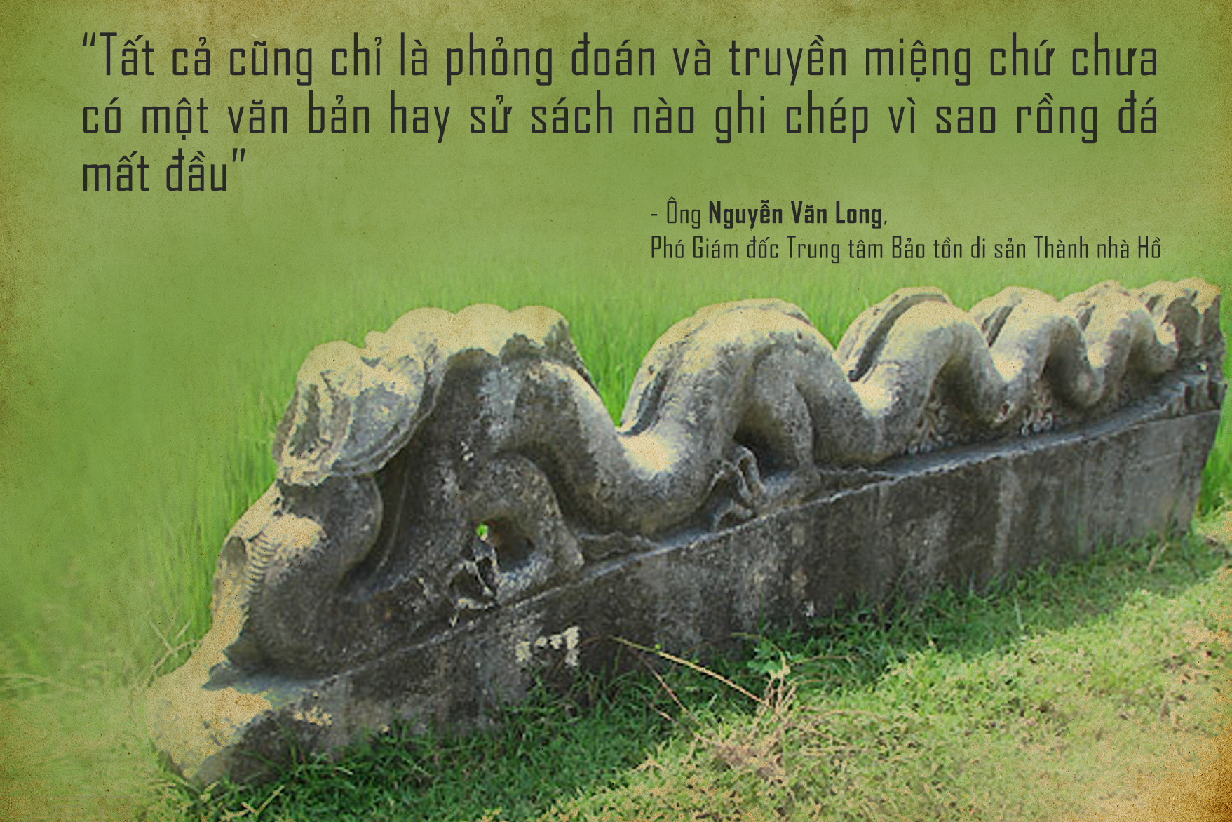 Bí ẩn đôi rồng đá không đầu ở Thành nhà Hồ- Ảnh 7.