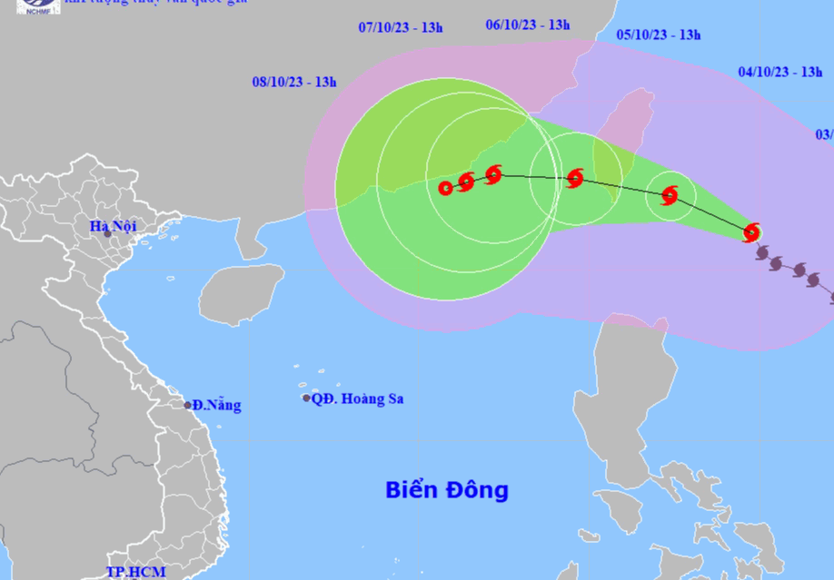 Khẩn trương ứng phó bão Koinu giật trên cấp 17 đang hướng vào Biển Đông - Ảnh 1.
