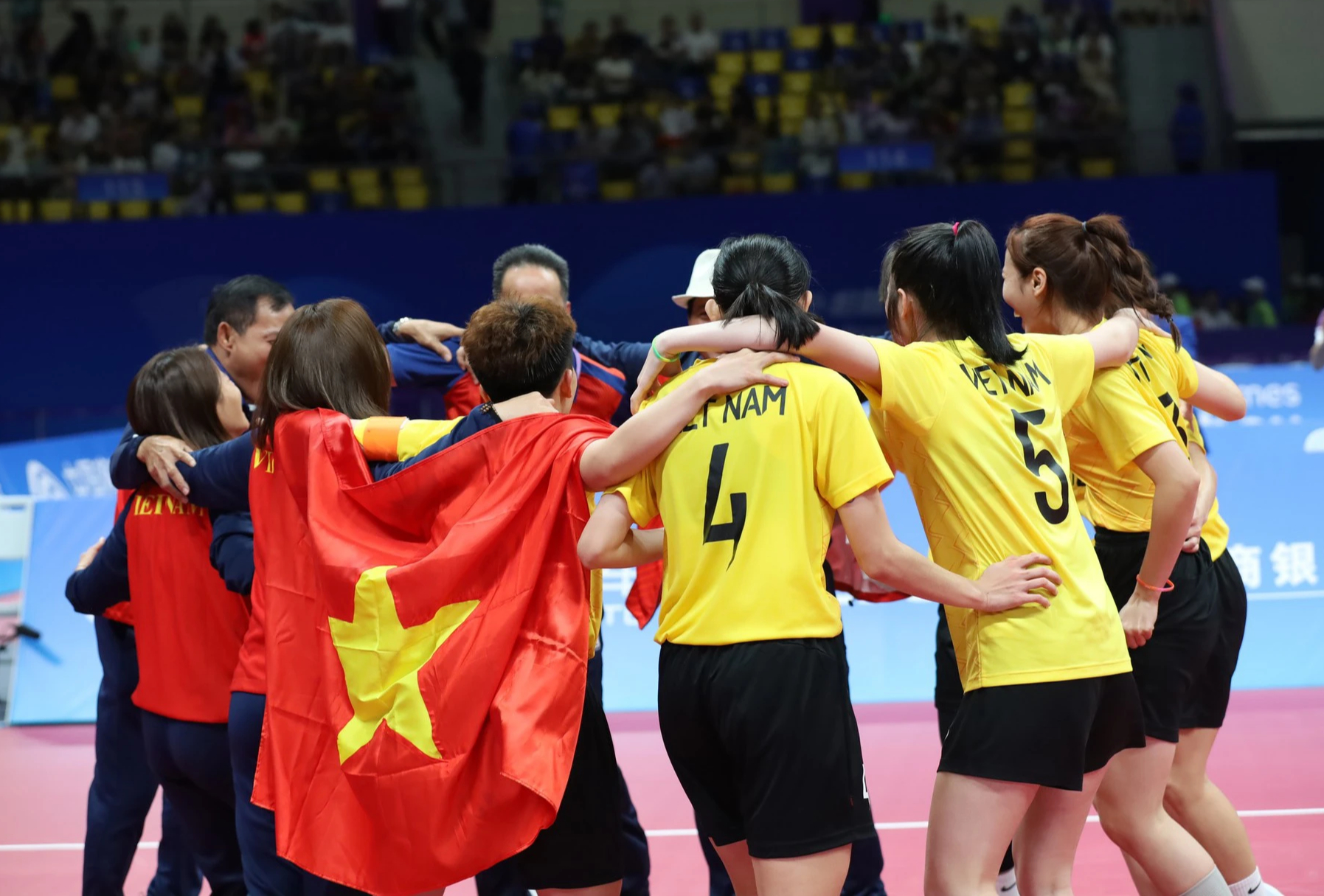Hành trình lên ngôi vô địch ASIAD nghẹt thở của đội cầu mây nữ Việt Nam - Ảnh 6.