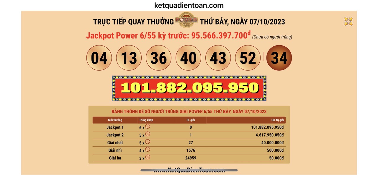 Thông tin mới vụ người không đeo mặt nạ nhận giải Jackpot trúng tiếp Jackpot 2 - Ảnh 2.