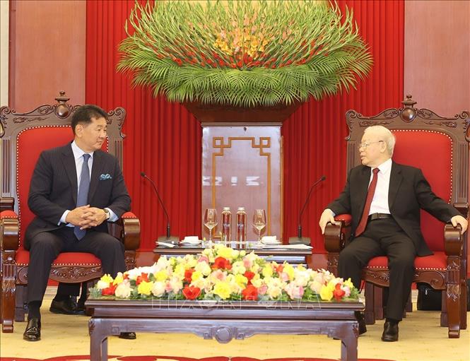 Tổng Bí thư Nguyễn Phú Trọng: Đưa quan hệ Việt Nam - Mông Cổ lên tầm cao mới - Ảnh 3.