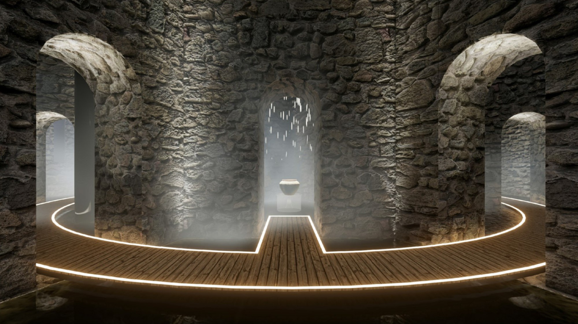 Phối cảnh 3D tháp nước Hàng Đậu thành không gian nghệ thuật - Ảnh 6.