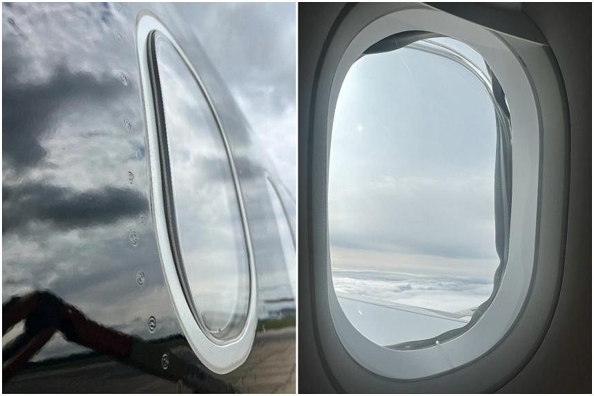 The plane made an emergency landing because...the window was missing - Photo 1.