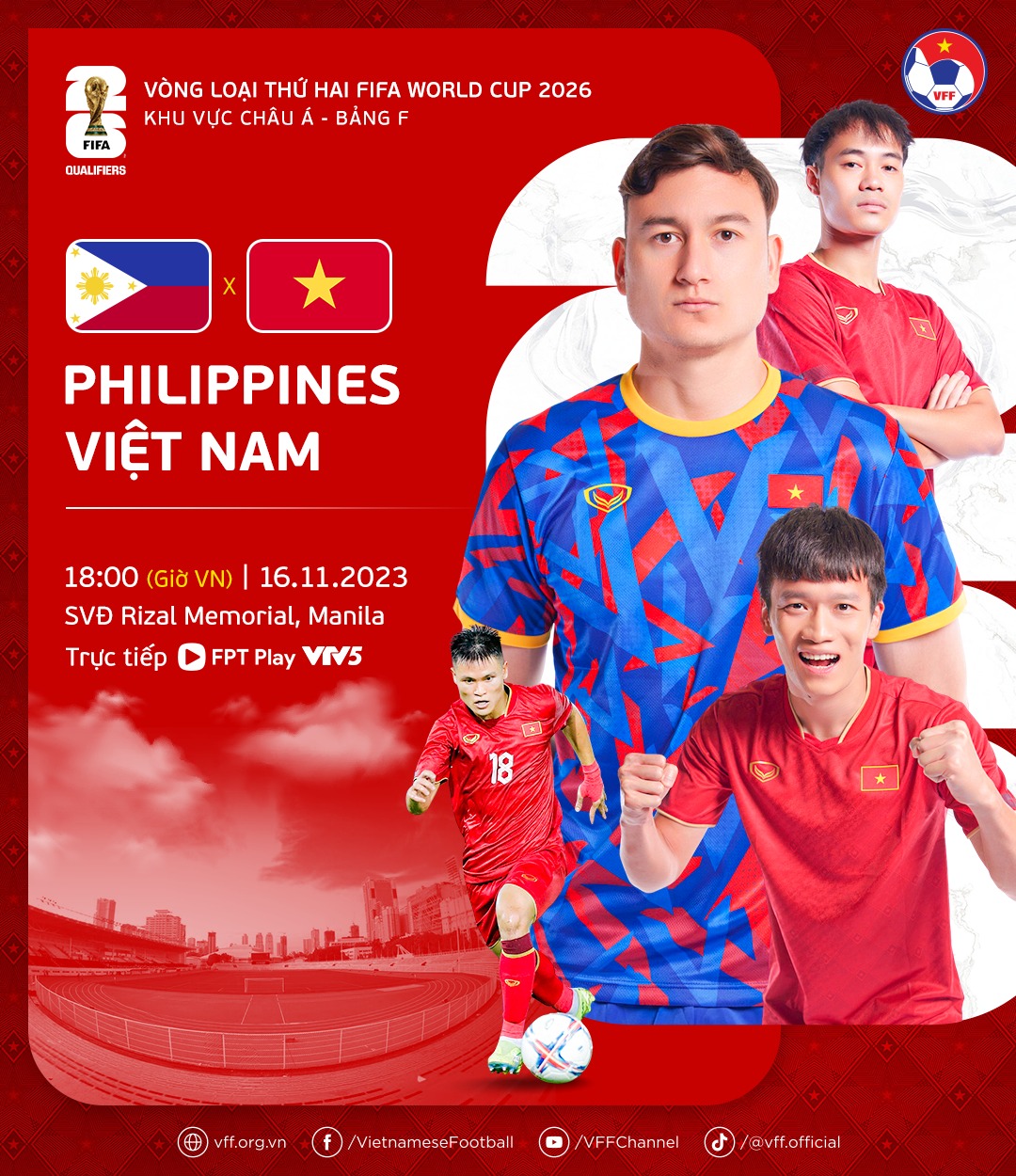 Philippines - Việt Nam: Hướng đến 3 điểm đầu tay ở vòng loại 2 World Cup 2026 - Ảnh 1.