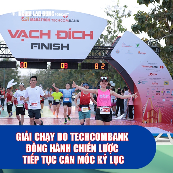 Giải chạy do Techcombank đồng hành chiến lược tiếp tục cán mốc kỷ lục