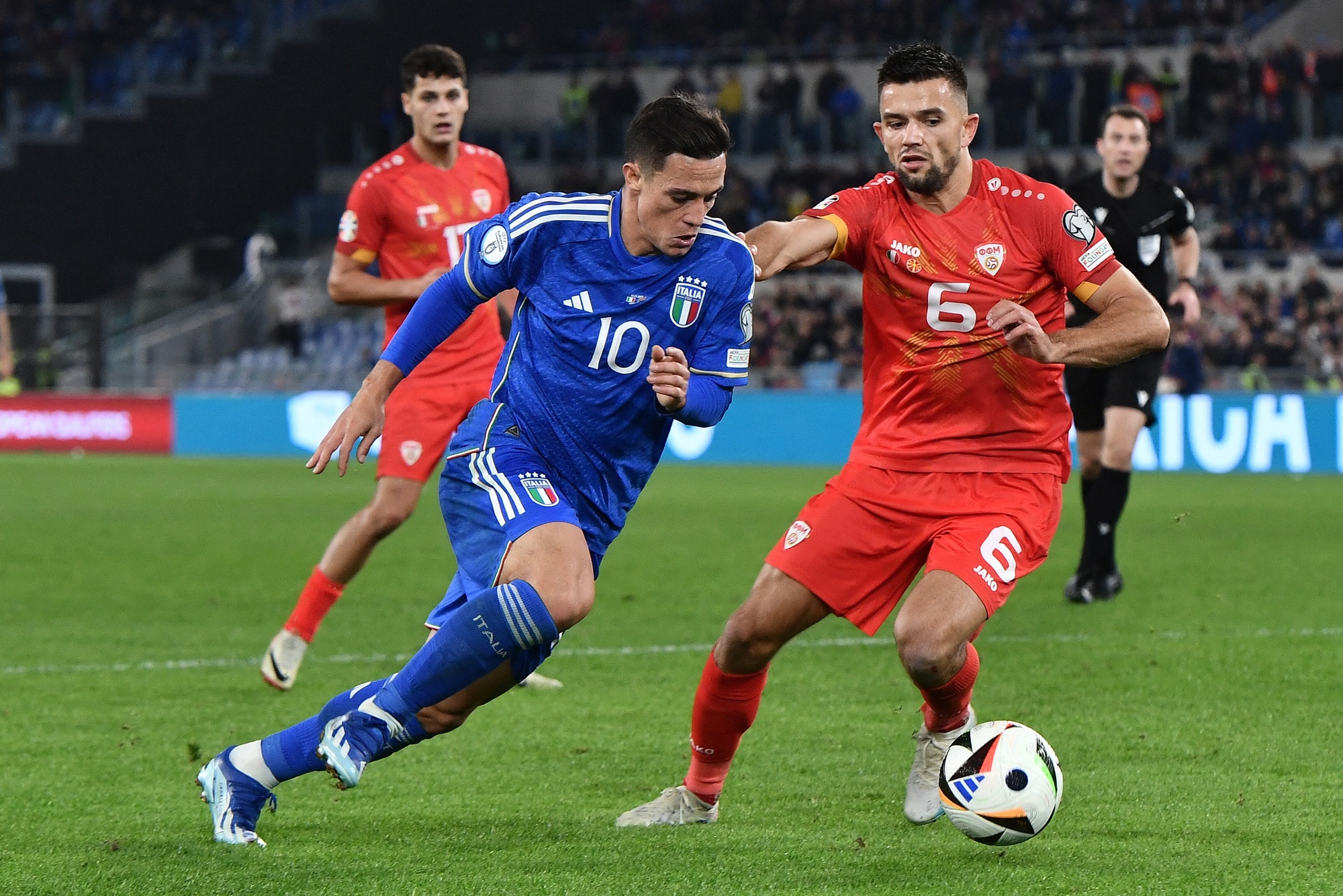 Thắng Bắc Macedonia ở trận cầu 7 bàn, Ý bùng nổ chờ vé dự EURO - Ảnh 6.