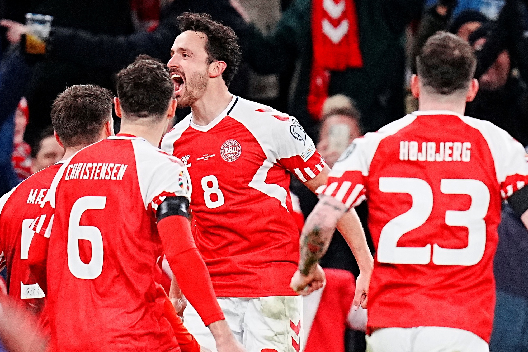 Thêm Đan Mạch và Albania giành vé, vòng loại EURO chuẩn bị hạ màn - Ảnh 2.