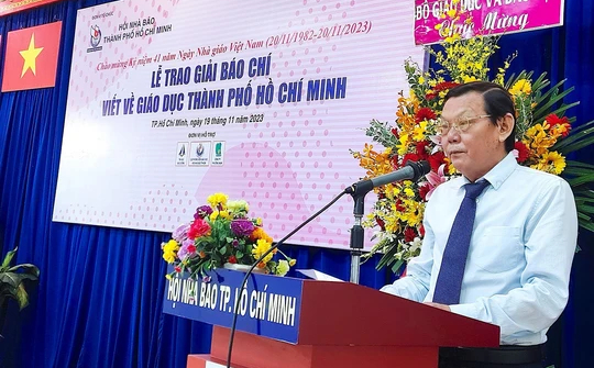 Báo Người Lao Động đoạt giải Nhì Giải Báo chí viết về giáo dục TP HCM - Ảnh 1.