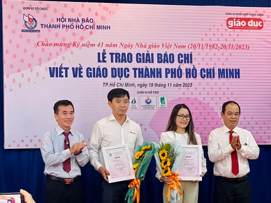Báo Người Lao Động đoạt giải Nhì Giải Báo chí viết về giáo dục TP HCM - Ảnh 5.
