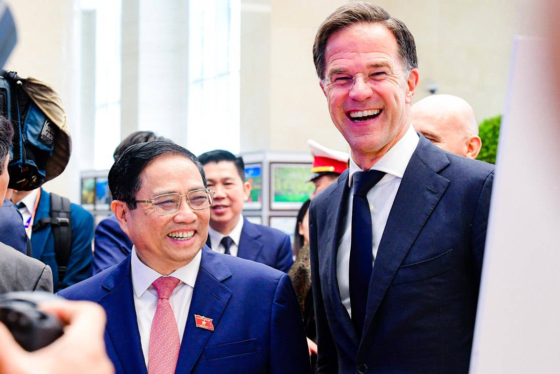 Cận cảnh Thủ tướng Phạm Minh Chính đón Thủ tướng Hà Lan - Ảnh 11.