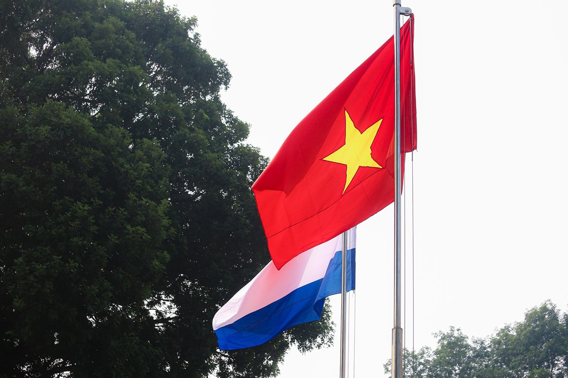 Cận cảnh Thủ tướng Phạm Minh Chính đón Thủ tướng Hà Lan - Ảnh 2.