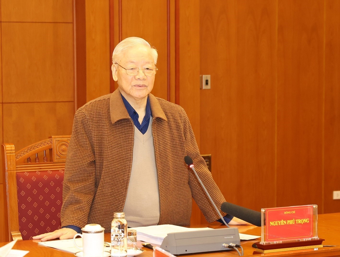 Tổng Bí thư Nguyễn Phú Trọng chủ trì họp về phòng, chống tham nhũng, tiêu cực