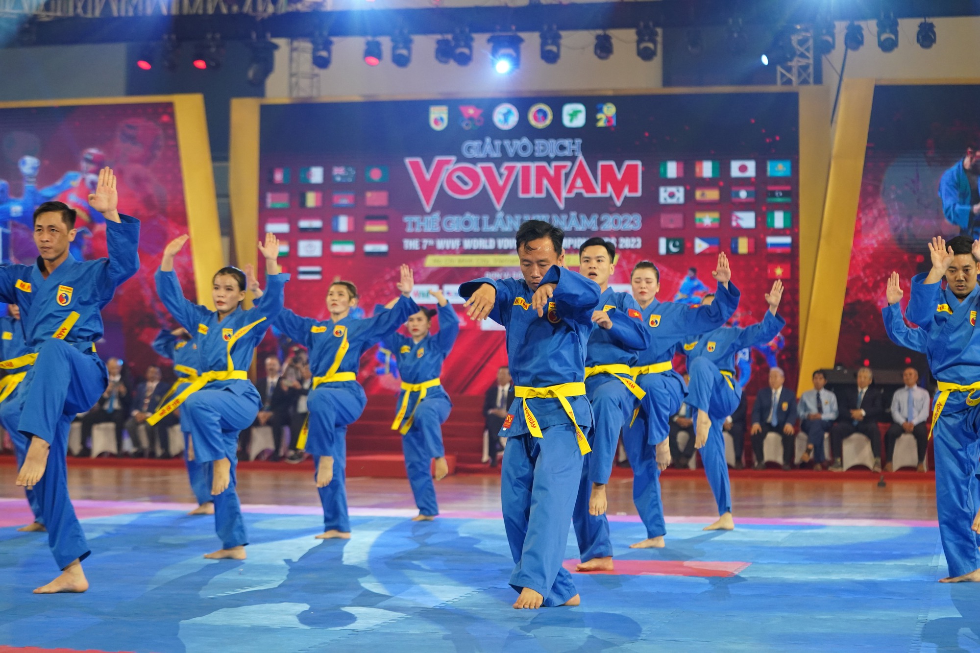 CLIP: Những màn biểu diễn ấn tượng trong lễ khai mạc Giải Vovinam thế giới lần 7-2023 - Ảnh 5.