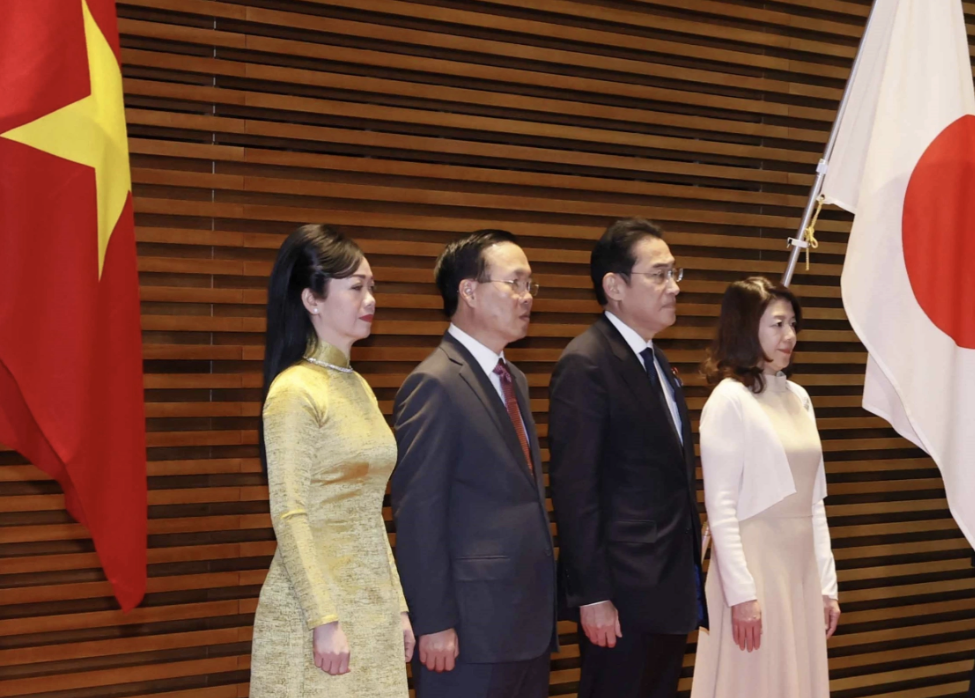 Thủ tướng Kishida Fumio chủ trì lễ đón chính thức Chủ tịch nước Võ Văn Thưởng - Ảnh 5.