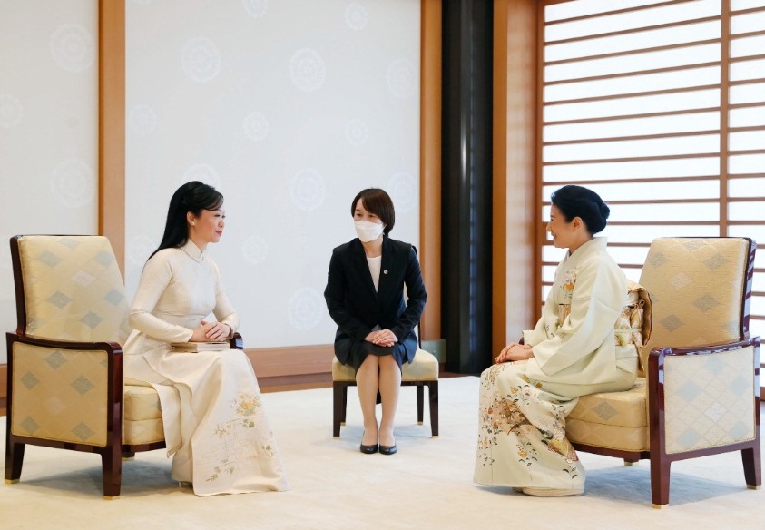 Hình ảnh Chủ tịch nước Võ Văn Thưởng hội kiến Nhà vua Nhật Bản Naruhito - Ảnh 4.