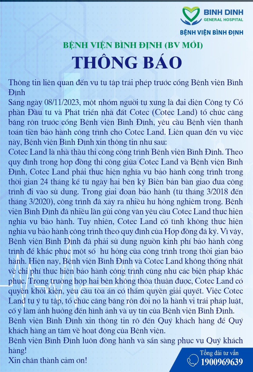 Bệnh viện Bình Định “phản đòn” sau khi bị căng băng rôn đòi nợ 23 tỉ đồng - Ảnh 1.