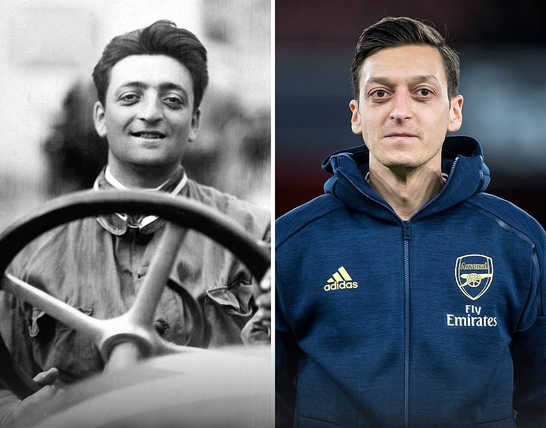 enzo ferrari y mesut ozil