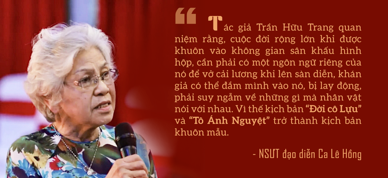 NSUT Ca Lê Hồng Nhận xét về tác giả Trần Hữu Trang và "Đời cô Lựu", "Tô Ánh Nguyệt"