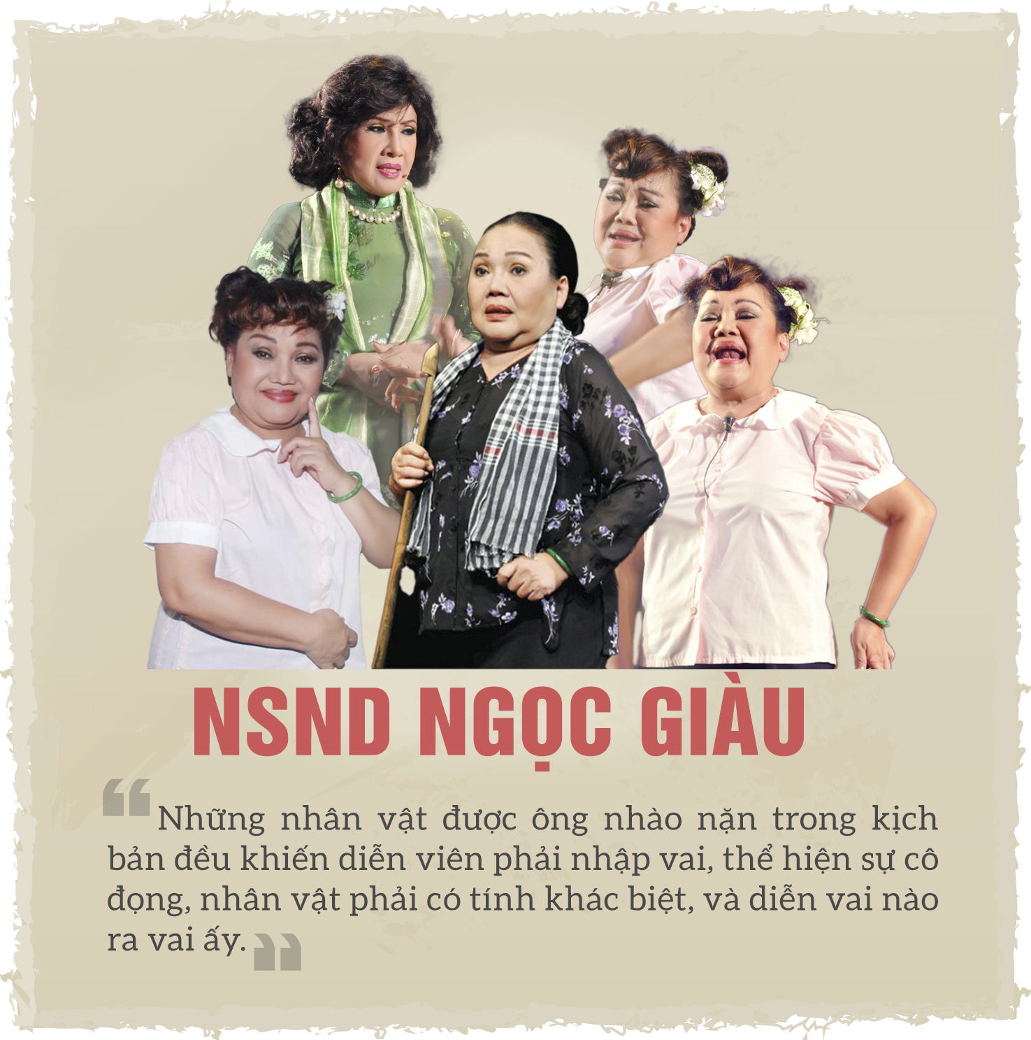 NSND Ngọc Giàu nhận xét về tác phẩm Đời cô Lựu, Tô Ánh Nguyệt