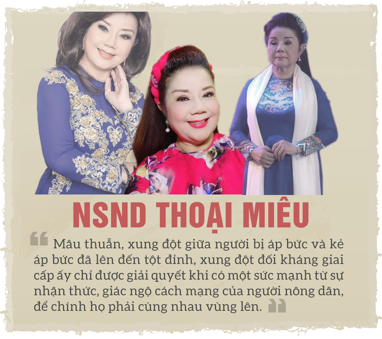 NSND Thoại Miêu nhận xét về tác phẩm Đời cô Lựu, Tô Ánh Nguyệt