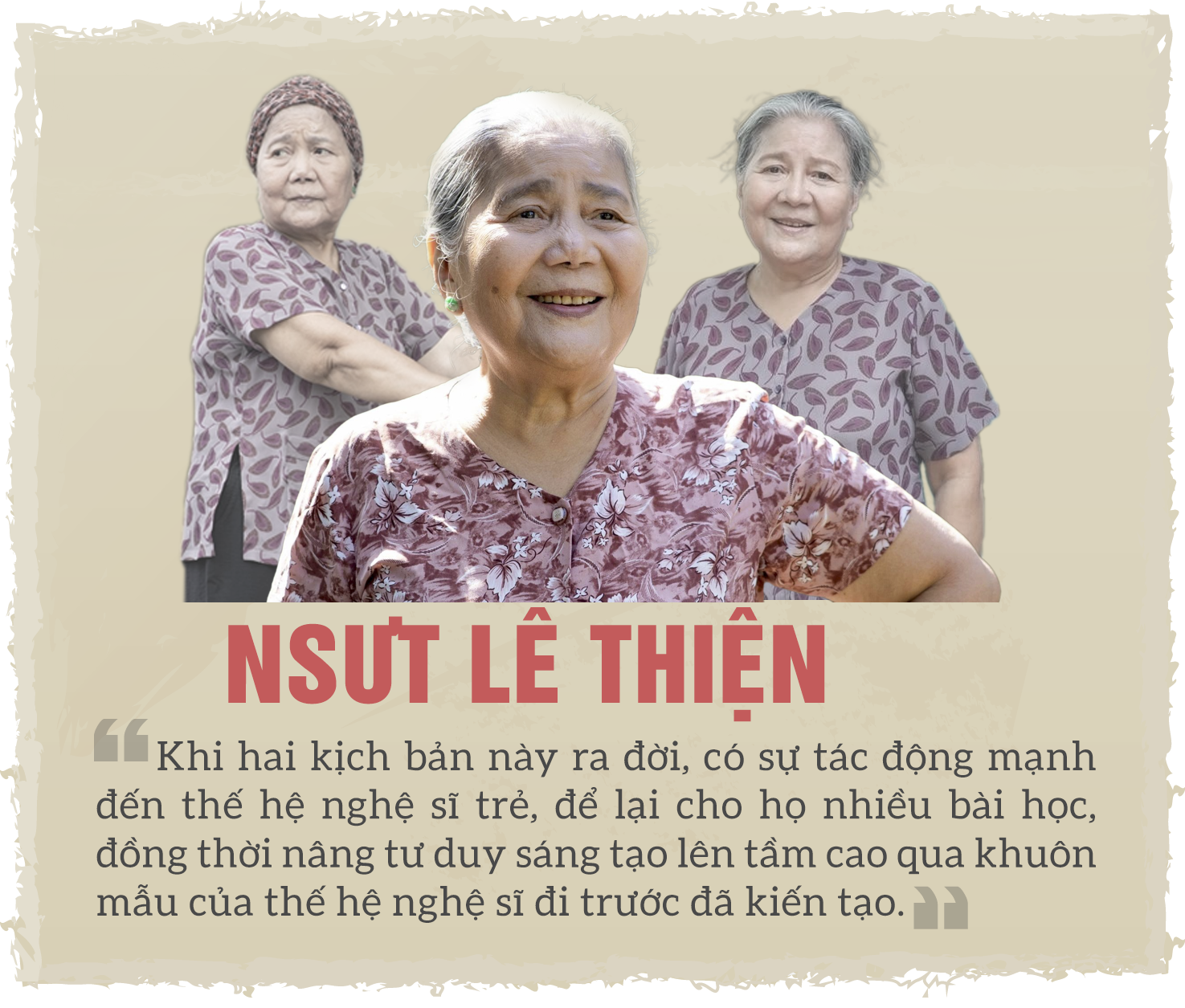 NSƯT Lê Thiện nhận xét về tác phẩm Đời cô Lựu, Tô Ánh Nguyệt