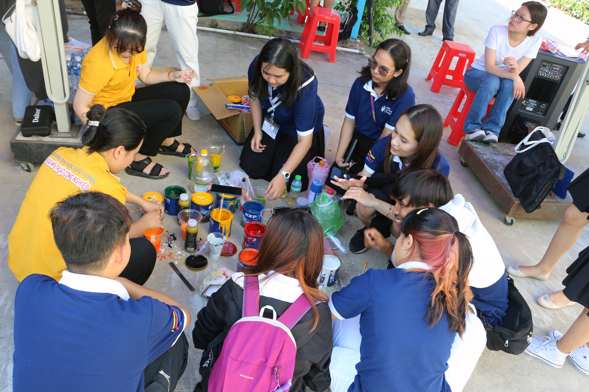 Trường ĐH Mỹ thuật Hoàng gia Campuchia và Trường ĐH Cửu Long mong muốn cùng hợp tác- Ảnh 7.