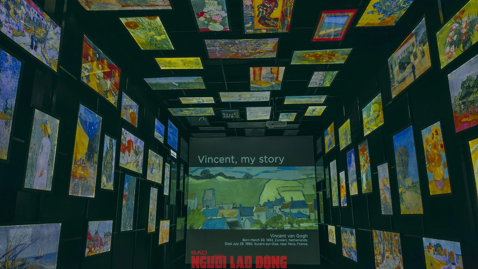 Triển lãm nghệ thuật tương tác đa giác quan Van Gogh trước giờ mở cửa- Ảnh 3.