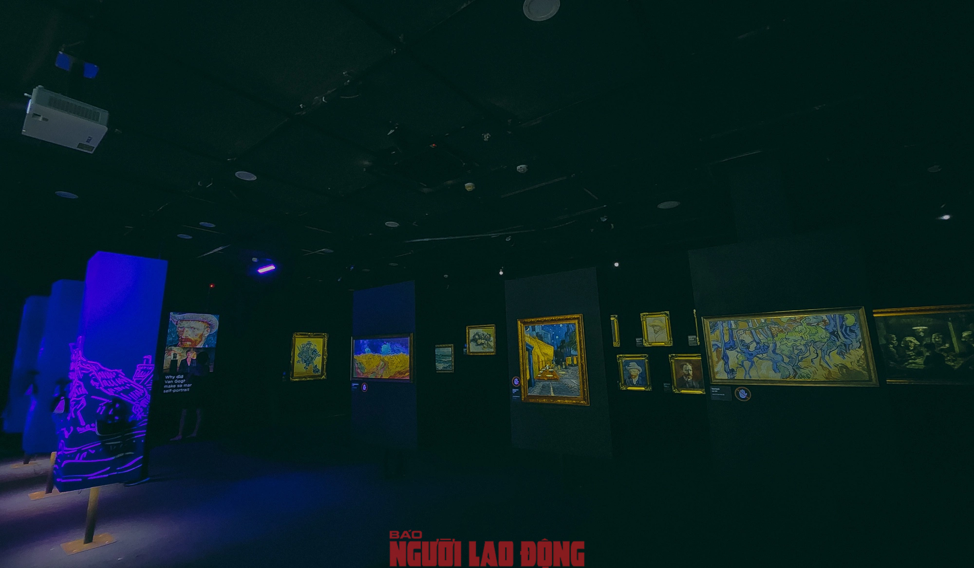 Triển lãm nghệ thuật tương tác đa giác quan Van Gogh trước giờ mở cửa- Ảnh 8.