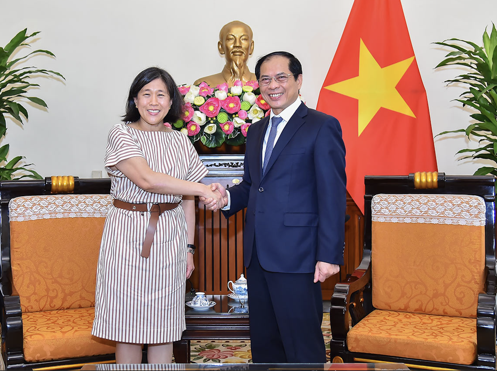 Đại diện Thương Mại Mỹ thăm Việt Nam - Ảnh 1. Đại diện Thương Mại Mỹ thăm Việt Nam - Ảnh 1.