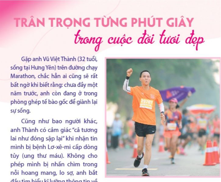 Nam thanh niên ung thư máu chinh phục đường chạy 21 km với 2 giờ 14 phút - Ảnh 2. Nam thanh niên ung thư máu chinh phục đường chạy 21 km với 2 giờ 14 phút - Ảnh 2.