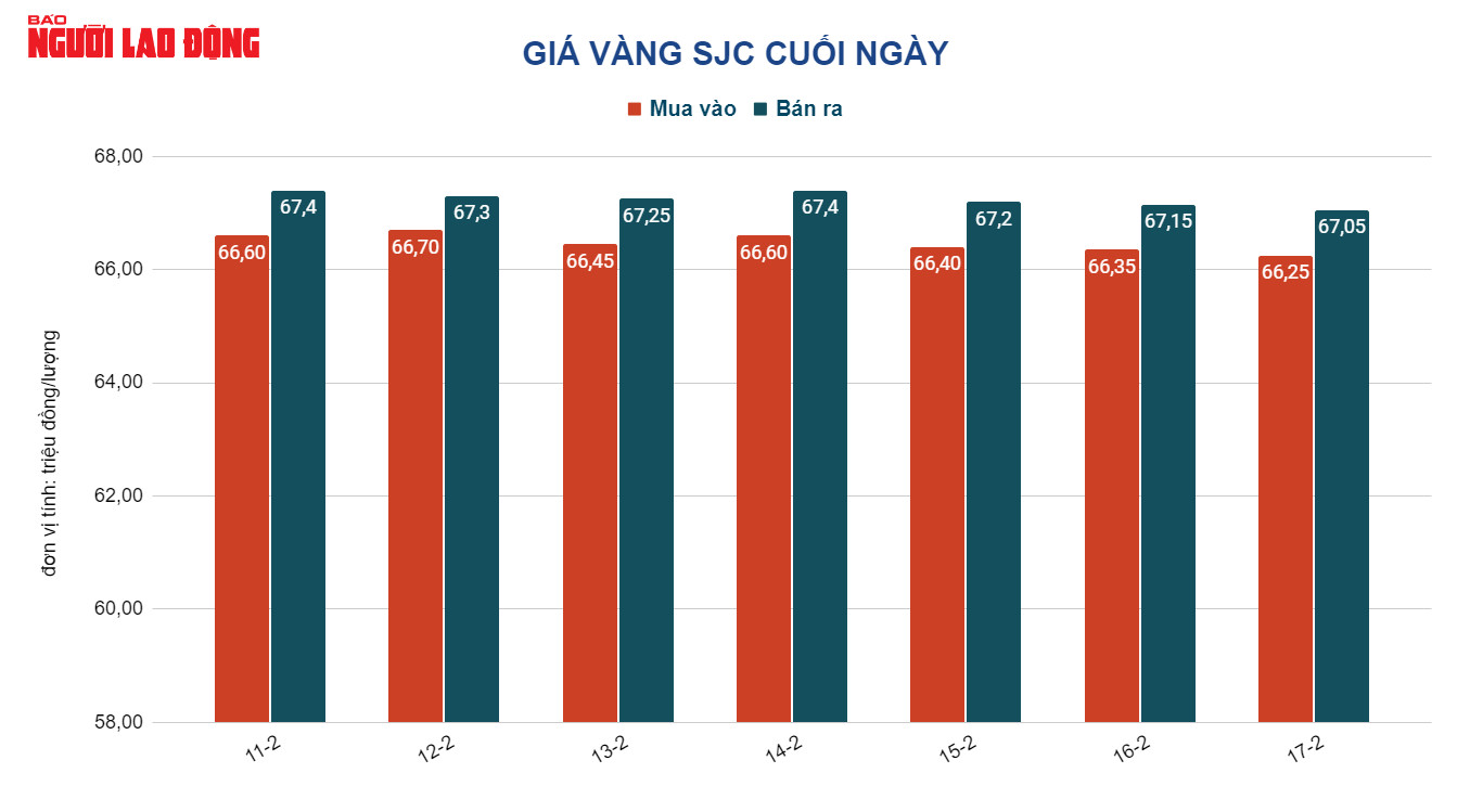 Giá vàng hôm nay 18-2: Tăng dữ dội - Ảnh 2.