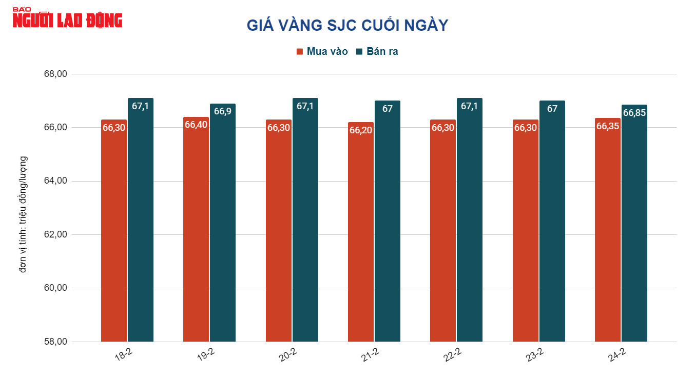 Giá vàng hôm nay 25-2: Tiếp tục giảm sâu do hàng loạt sức ép - Ảnh 2.