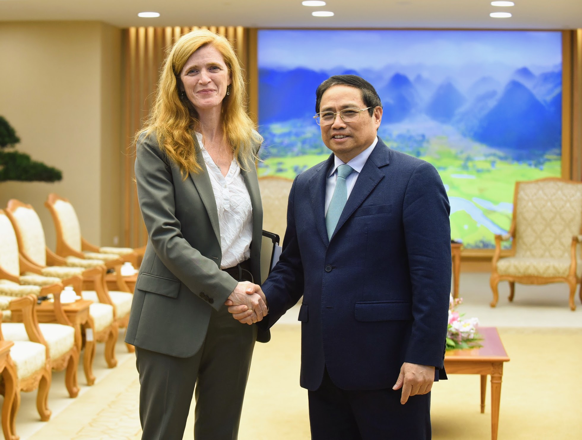 Thủ tướng Phạm Minh Chính tiếp Tổng Giám đốc Cơ quan Phát triển Quốc tế Mỹ - Ảnh 1.