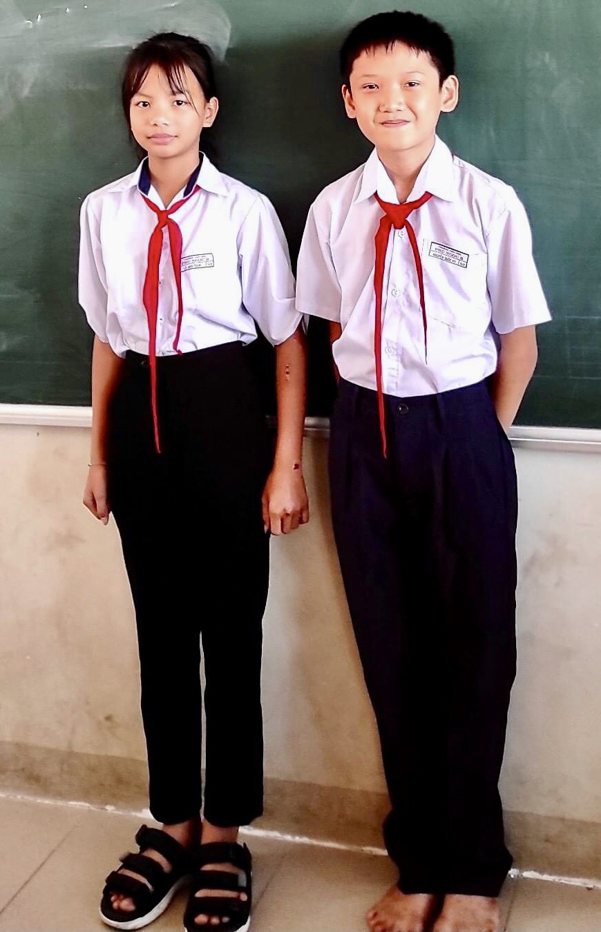 Hành động đẹp của 2 học sinh ở Đồng Nai - Ảnh 1.