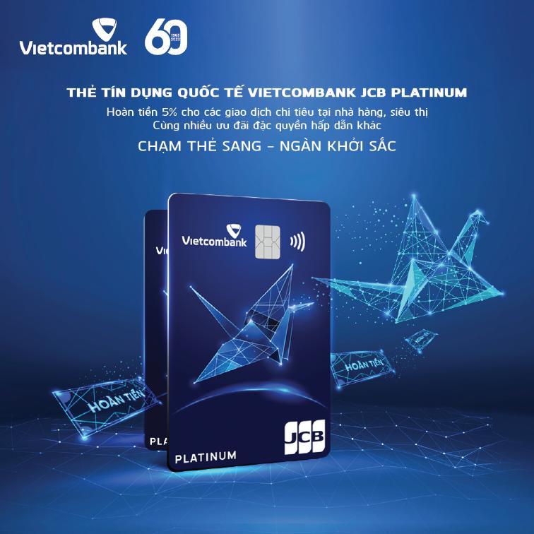 Ra mắt thẻ tín dụng quốc tế Vietcombank JCB Platinum - Ảnh 1.