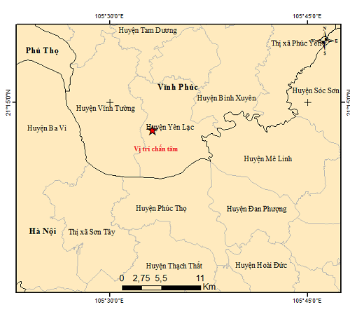 Động đất liên tiếp xảy ra tại Vĩnh Phúc, Lai Châu, Điện Biên - Ảnh 1.