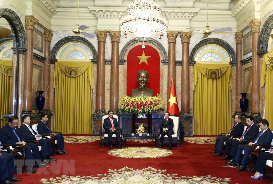 Chủ tịch nước Võ Văn Thưởng tiếp Phó Thủ tướng Campuchia - Ảnh 2.