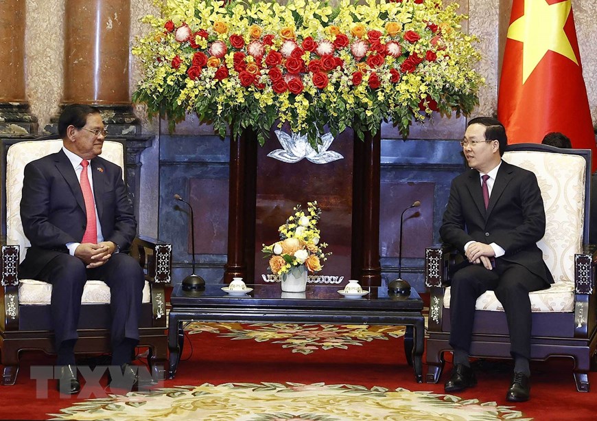 Chủ tịch nước Võ Văn Thưởng tiếp Phó Thủ tướng Campuchia - Ảnh 3.