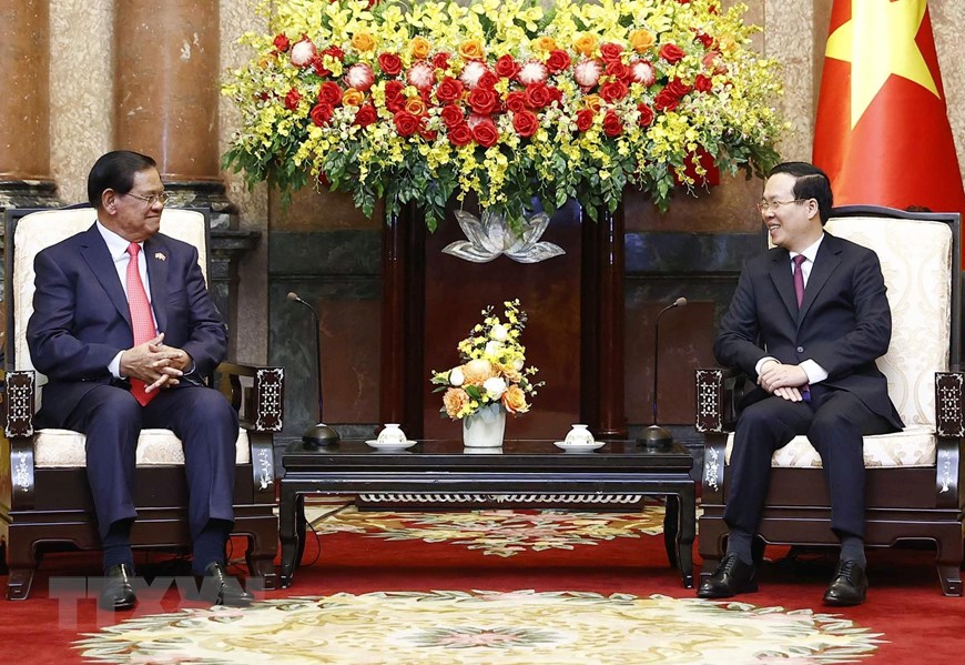 Chủ tịch nước Võ Văn Thưởng tiếp Phó Thủ tướng Campuchia - Ảnh 4.