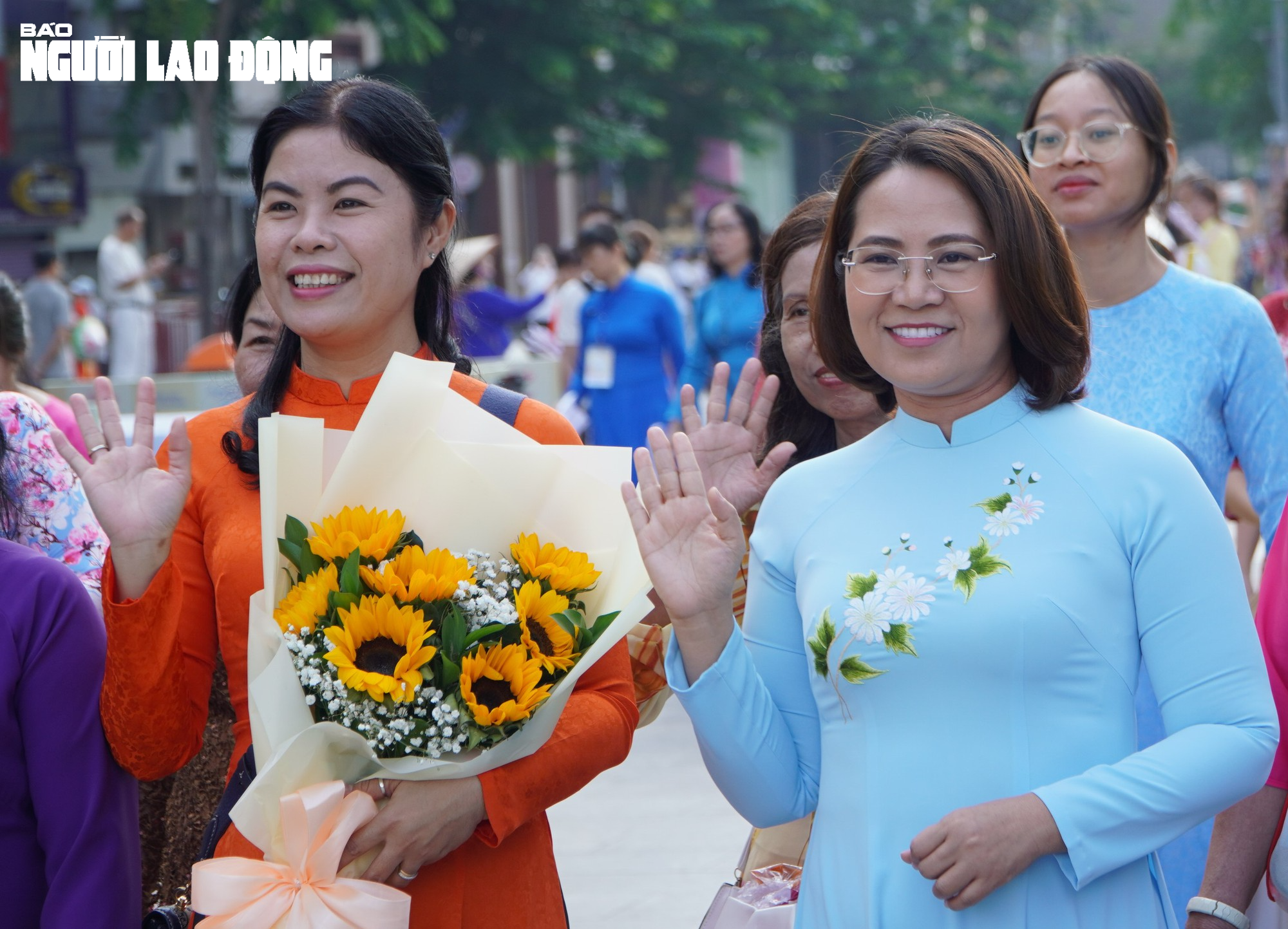 More than 3,000 people perform Ao Dai on the streets of Ho Chi Minh City - Photo 9.